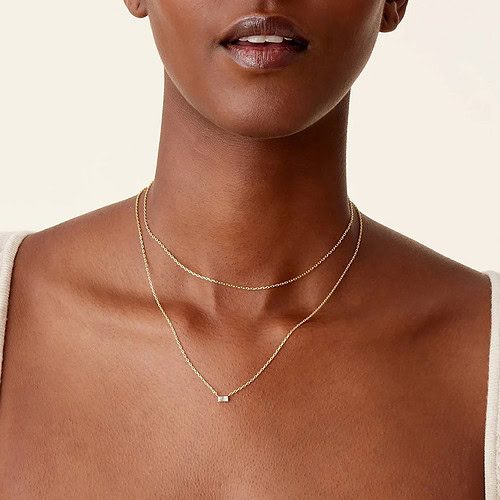 Gold Feine Damenkette