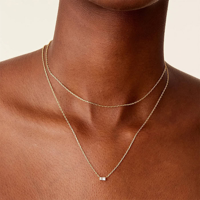 Gold Feine Damenkette