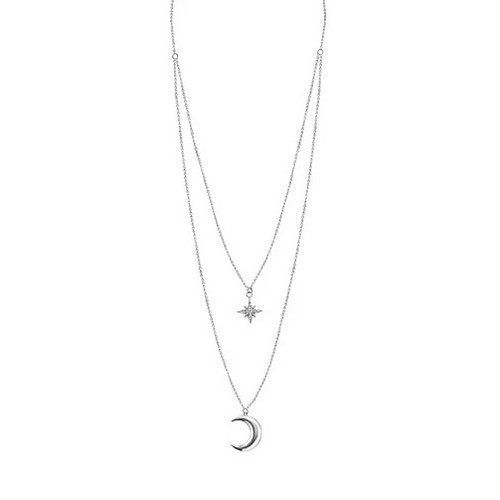 Silber Kette mit Stern Anhänger