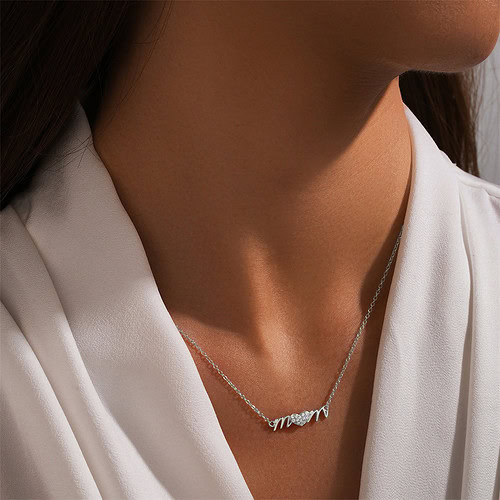 925er Silber Kette für Mama