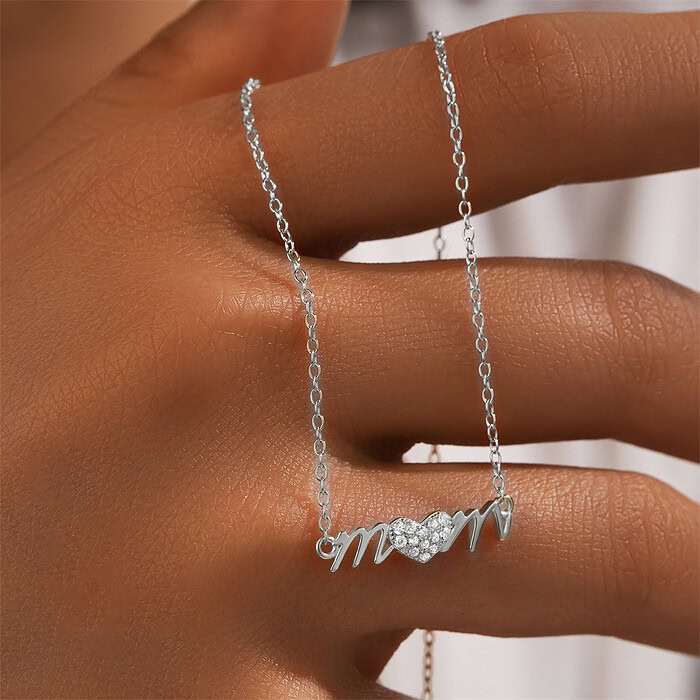 925er Silber Kette für Mama