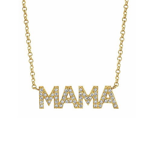 Kette für Mama mit Zirkonia
