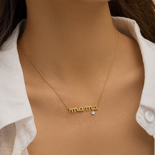Gold Kette für Mama