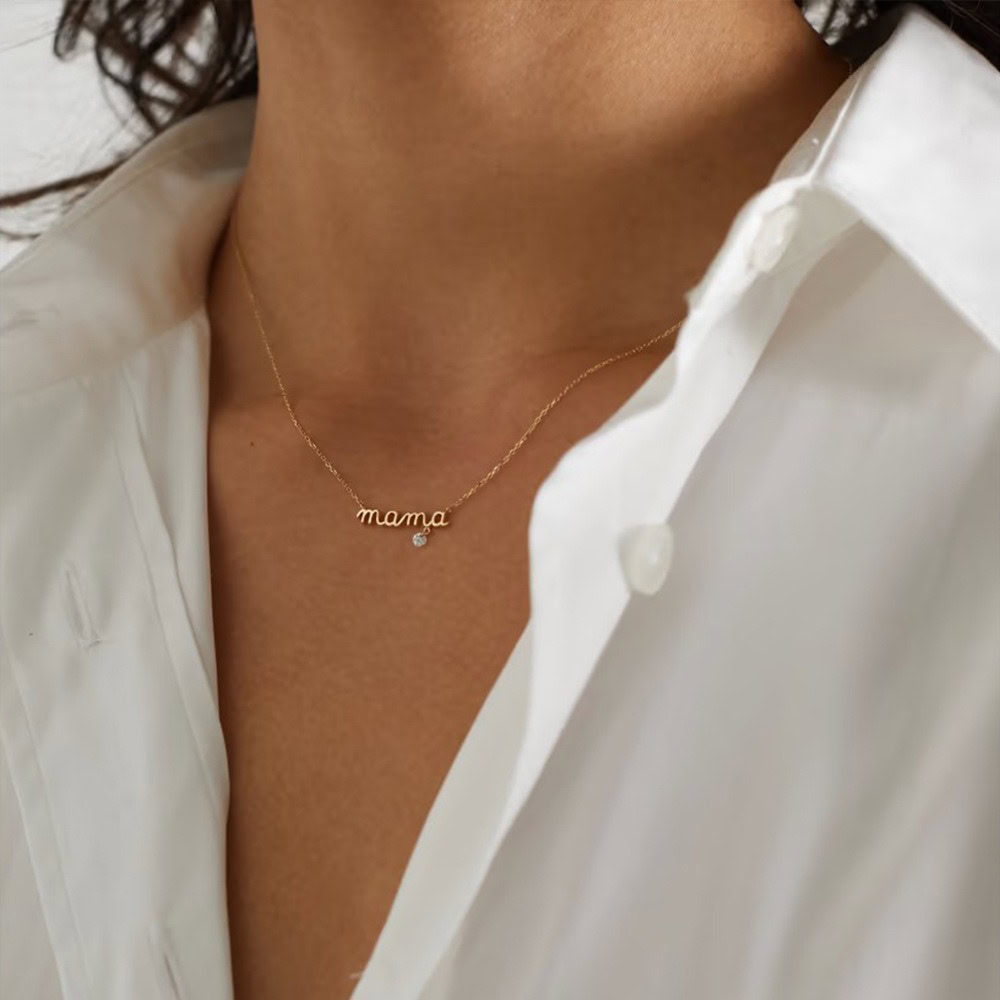 Gold Kette für Mama