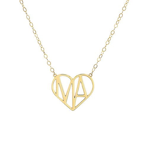 Gold Mama Kette mit Herz