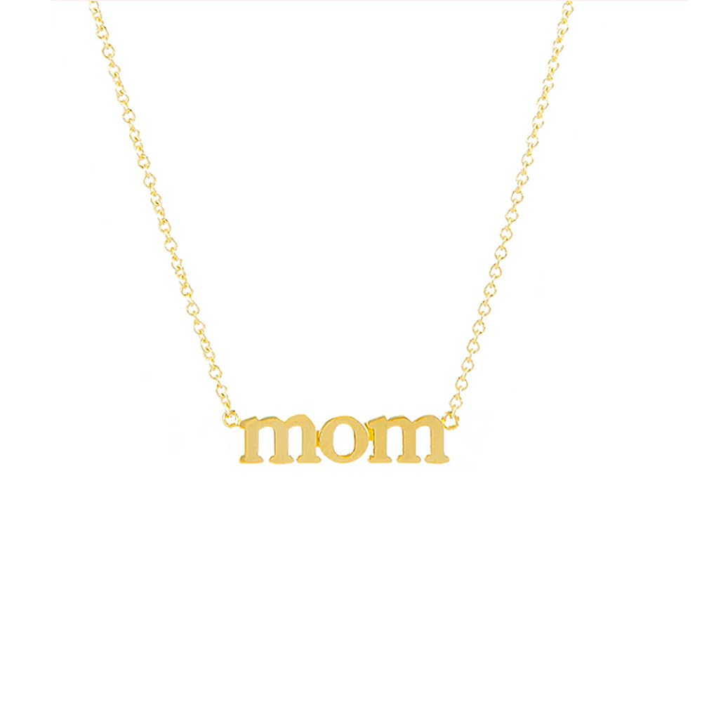Gold Mom kette mit Buchstaben