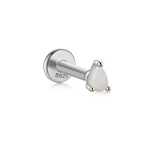 Tropfenform Opal Stud