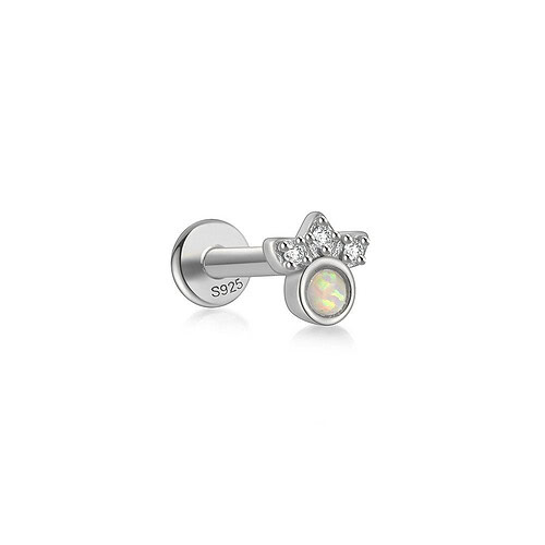 Opal Helix Piercing Stud