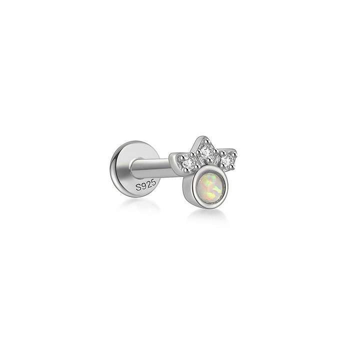 Opal Helix Piercing Stud