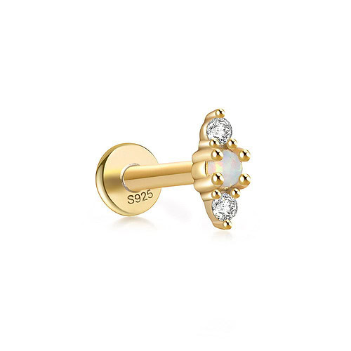 Opal Lobe Piercing Jewelry