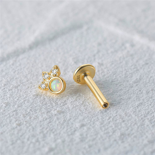 Opal Helix Piercing Stud