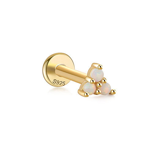 4mm Opal Stud Damen