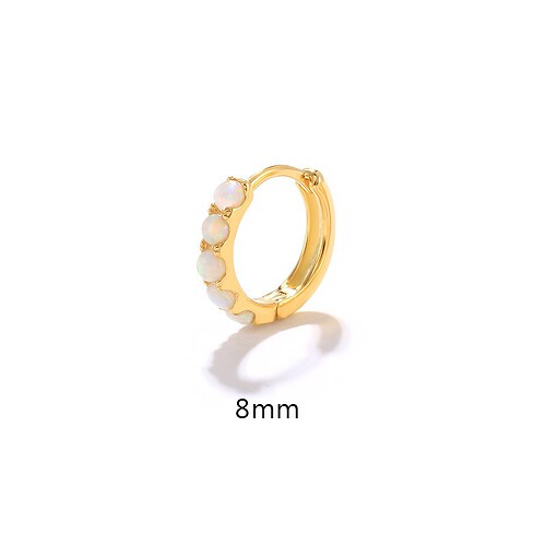 Damen Opal Creolen