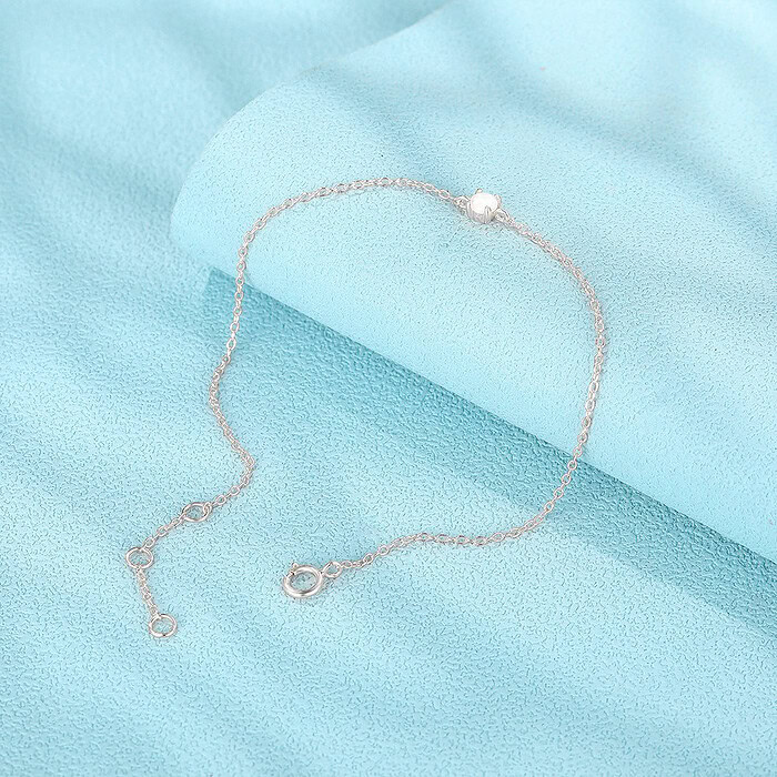Dünnes Armband mit Opal – Bild 9