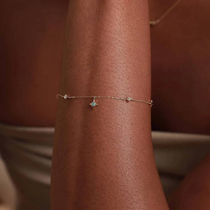 Sterne Armband mit Opal