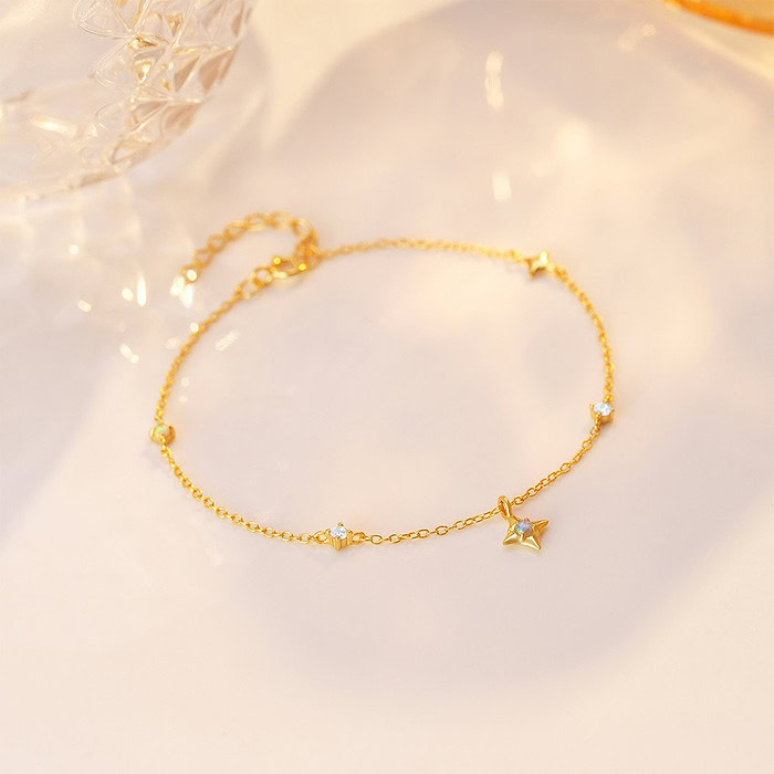Sterne Armband mit Opal