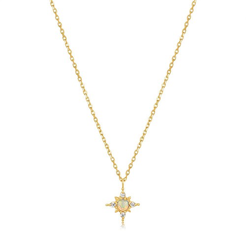 Damen Kette mit Stern Anhänger