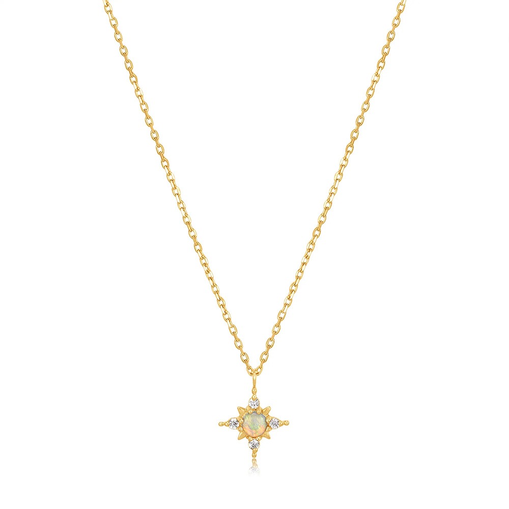Damen Kette mit Stern Anhänger