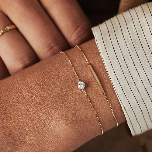 Damenarmband mit Zirkonia