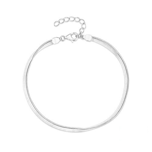 925er Silber Doppel Armband