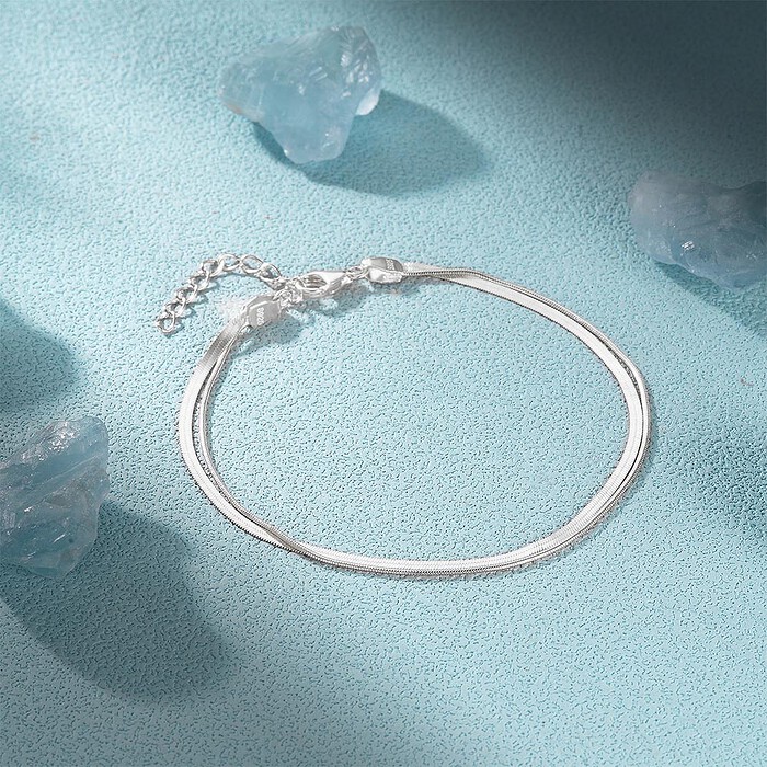 925er Silber Doppel Armband