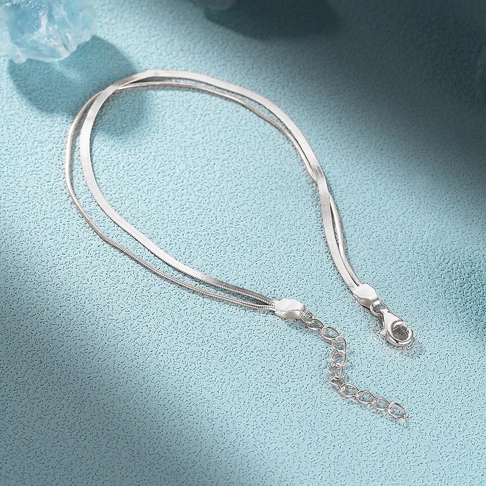 925er Silber Doppel Armband