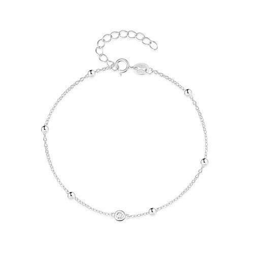 Silber Zart Personalisierte Armband