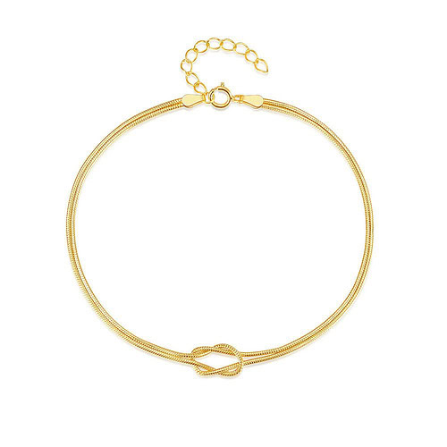 Dünn Damen Armband Gold