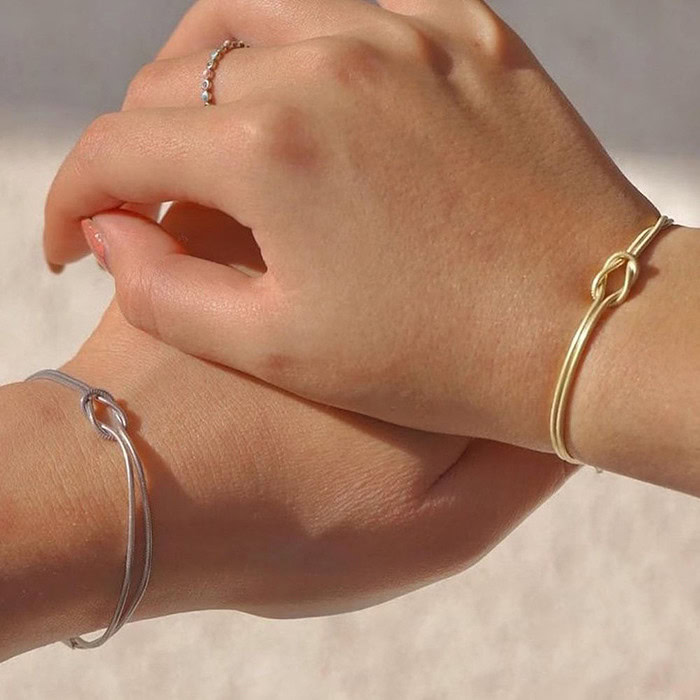 Dünn Damen Armband Gold – Bild 3