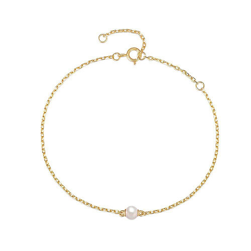 Dünn Armband mit Perlen