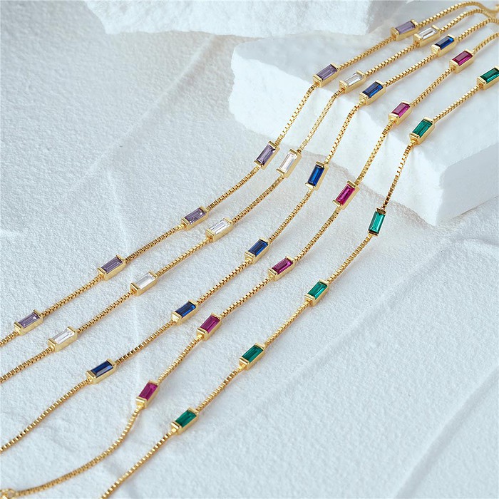 Blau Zirkonia Frauen Armband – Bild 3
