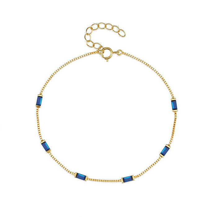 Blau Zirkonia Frauen Armband