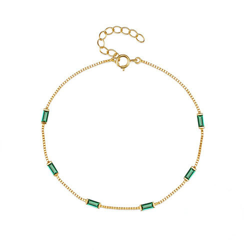 Grün Zirkonia Damen Armband