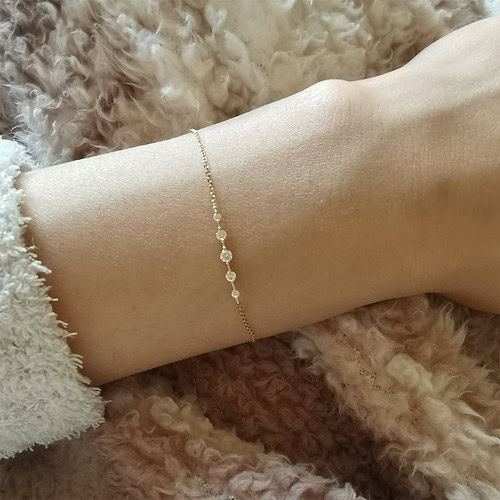 18K Vergoldet Damen Armband