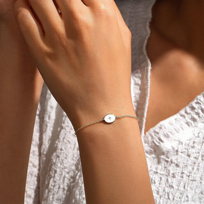 Vergoldet Damen Dünn Armband – Bild 2