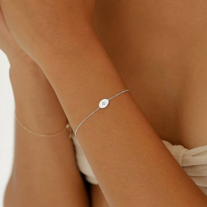 925 Silber Dünn Armband