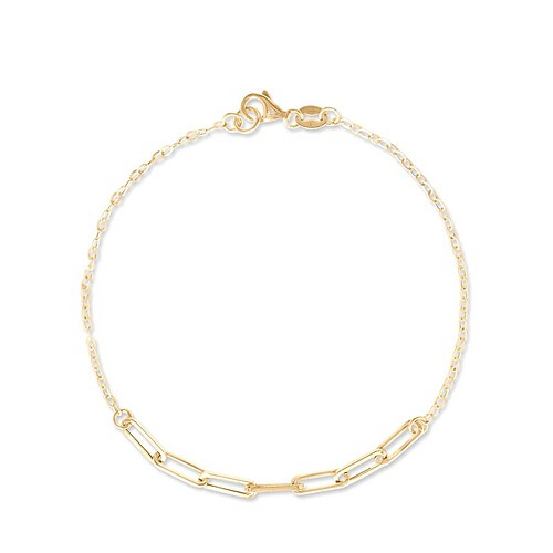 Paperclip Dünn Armband