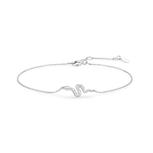 925 Silber Snake Damenarmband