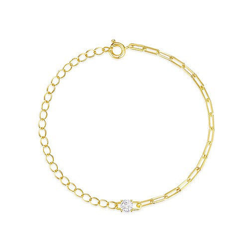 Paperclip Zarte Damenarmband