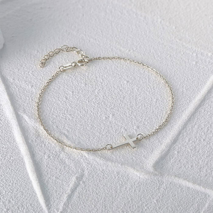 Silber Kreuz Armband