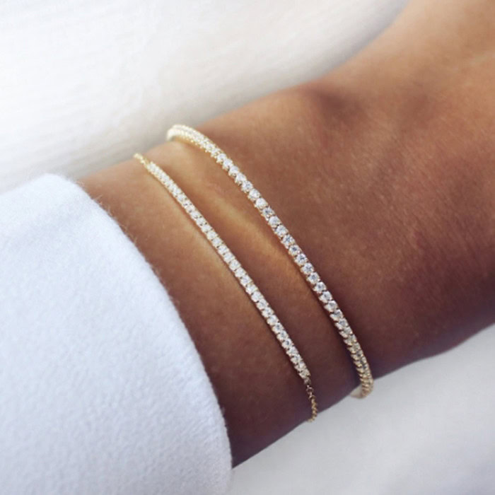 Zartes Armband Tennis