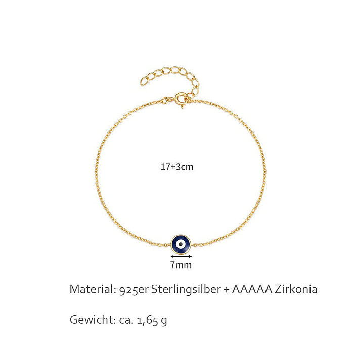 Blaues Auge Armband