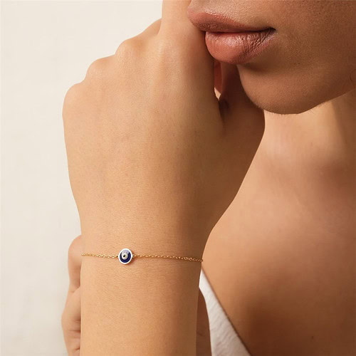 Blaues Auge Armband