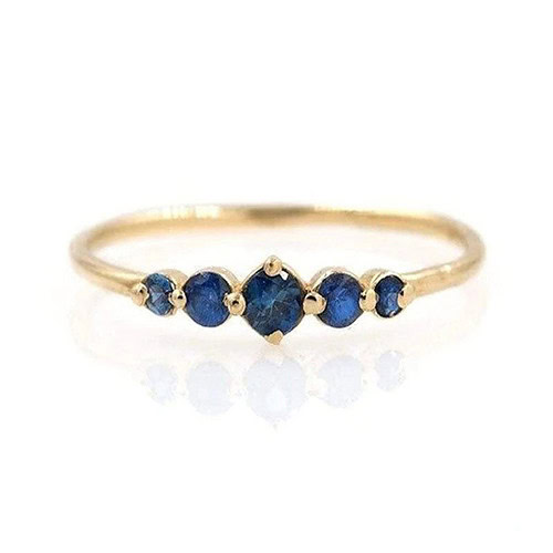 Bunt Zirkonia Ring Für Damen