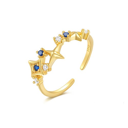 Damen Gold Filigrane Ring
