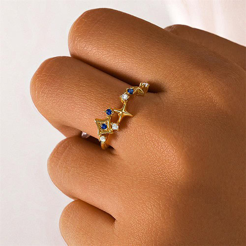 Damen Gold Filigrane Ring