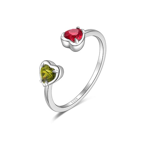 Damen Herz Ring aus Silber