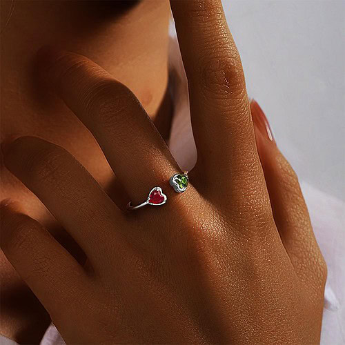 Damen Herz Ring aus Silber