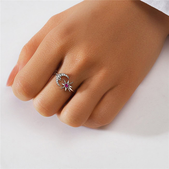 Mond Silber Ring Für Freundin