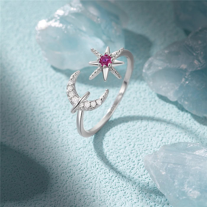 Mond Silber Ring Für Freundin